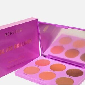 RealHer You Are Brilliant Blush Palette - Peach and Bronze Tones